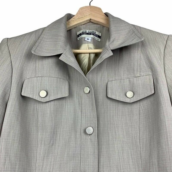 Ice Cube Womens Suit Jacket Blazer 6 - Picture 3 of 9